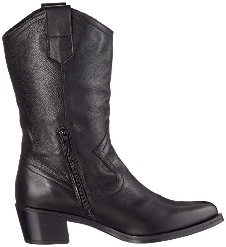 Unisa, Botas Vaqueras Mujer, Negro, 37 EU