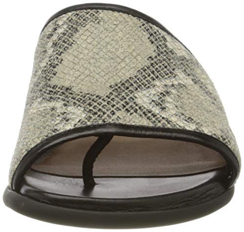 Unisa Candi_vli_na, Sandalias con Punta Abierta Mujer, Marfil (Natura/Black Natura/Black), 37 EU