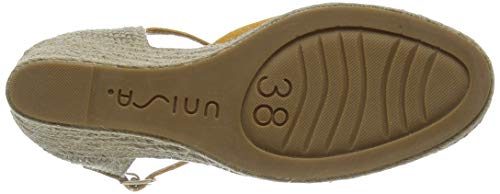 Unisa Castilla_20_KS, Alpargata Mujer, Amarillo (Mustard Mustard), 39 EU