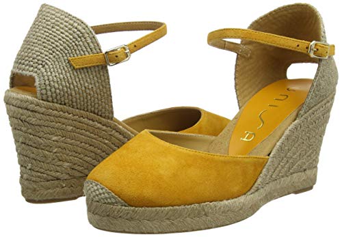 Unisa Castilla_20_KS, Alpargata Mujer, Amarillo (Mustard Mustard), 39 EU