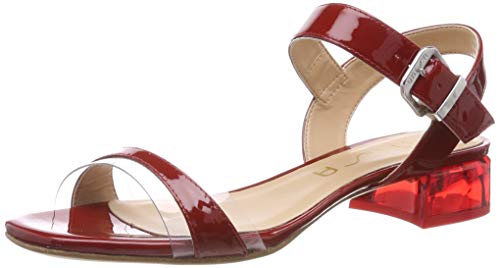 Unisa Donova_pa, Sandalia con Pulsera Mujer, Rojo (Rouge Rouge), 38 EU
