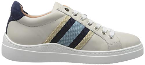 Unisa Farola_20_nf, Zapatillas Mujer, Marfil (Ivory/Azul Ivory/Azul), 36 EU