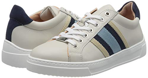 Unisa Farola_20_nf, Zapatillas Mujer, Marfil (Ivory/Azul Ivory/Azul), 36 EU