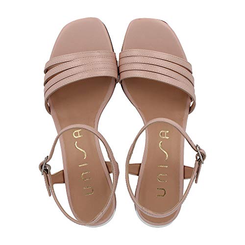 UNISA KOIZEL_NA - Sandalia Piel Nude para Mujer Color: Nude Talla: 36 EU