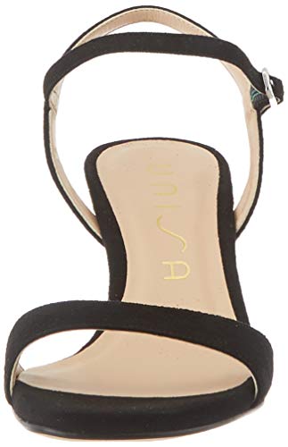 Unisa Mechi_KS, Sandalias con Punta Abierta Mujer, Negro (Black Black), 36 EU