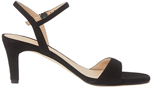 Unisa Mechi_KS, Sandalias con Punta Abierta Mujer, Negro (Black Black), 36 EU