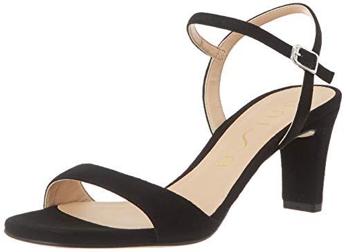 Unisa Mechi_KS, Sandalias con Punta Abierta Mujer, Negro (Black Black), 36 EU