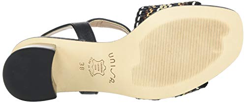 Unisa Molla_sty, Sandalias con Punta Abierta Mujer, Negro (Black Black), 39 EU