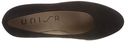 Unisa Nebula_f18_KS, Zapatos de Tacón Mujer, Negro (Black Black), 40 EU