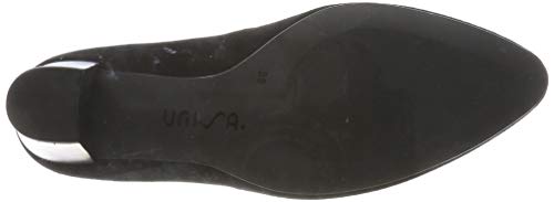 Unisa Niels_KS, Zapatos de Tacón Mujer, Negro (Black Black), 38 EU