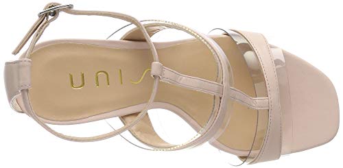 Unisa Sagunto_na, Sandalia con Pulsera Mujer, Beige (Pale Pale), 39 EU