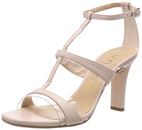 Unisa Sagunto_na, Sandalia con Pulsera Mujer, Beige (Pale Pale), 39 EU