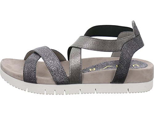 Unisa - Sandalias deportivas, color Plateado, talla 40 EU
