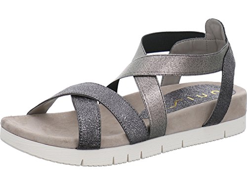 Unisa - Sandalias deportivas, color Plateado, talla 40 EU