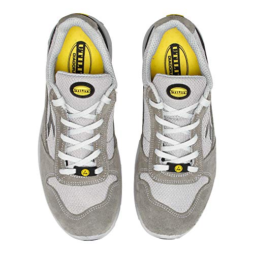 Utility Diadora - Zapato de Trabajo Run II Text ESD Low S1P SRC ESD para Hombre y Mujer (EU 43)