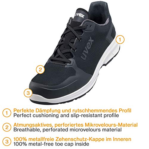 Uvex 1 Sport S1 SRC ESD Zapatillas de Seguridad/Zapato de Trabajo | Protección - Industria y Construcción