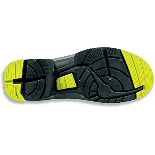 Uvex 1 X-tended Support Zapato Profesional de Seguridad S1 P SRC | Zapatilla Deportiva de Trabajo | Punta Antiaplastamiento de Composite | Negro