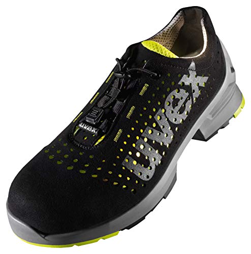 uvex 1 Zapatos de Seguridad - S1 SRC ESD - Transpirable - Zapatillas de Trabajo con Suela Antideslizante