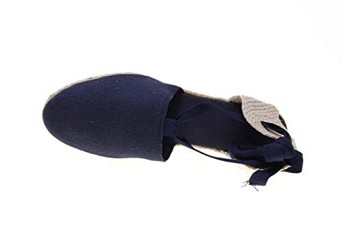 Valenciana cuña Yute Cintas (Marino, Numeric_41)