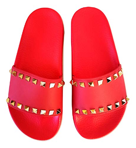 Valentin PW2S0076PVS - Sandalias para mujer, de goma, color rojo Rojo Size: 36 EU