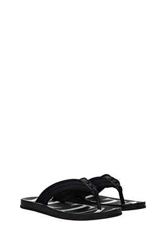 Valentino Sandalias de goma para hombre, VLTN SY2S0B56TQF 0NI, color negro Negro Size: 41 EU
