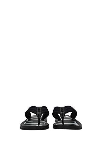 Valentino Sandalias de goma para hombre, VLTN SY2S0B56TQF 0NI, color negro Negro Size: 41 EU