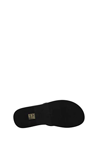 Valentino Sandalias de goma para hombre, VLTN SY2S0B56TQF 0NI, color negro Negro Size: 41 EU