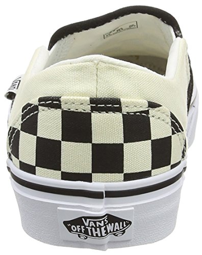 Vans Asher, Sneaker Mujer, Blanco (Checkerboard/Black/White), 37 EU