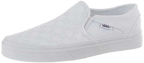 Vans Asher, Sneaker Mujer, W51-Tablero de Damas, Color Blanco, 42 EU