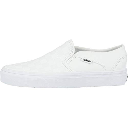 Vans Asher, Sneaker, W51-Tablero de Damas, Color Blanco, 35 EU