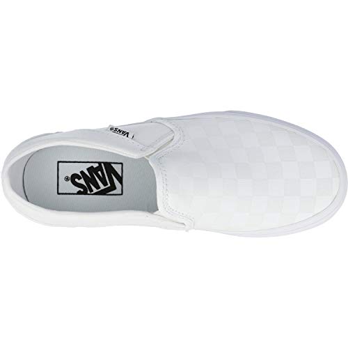 Vans Asher, Sneaker, W51-Tablero de Damas, Color Blanco, 35 EU