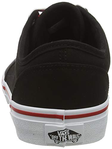 Vans Atwood Canvas Sneaker, Unisex niños, Negro Damas Encaje Negro Blanco Xyp, 28 EU