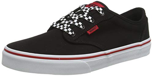 Vans Atwood Canvas Sneaker, Unisex niños, Negro Damas Encaje Negro Blanco Xyp, 28 EU