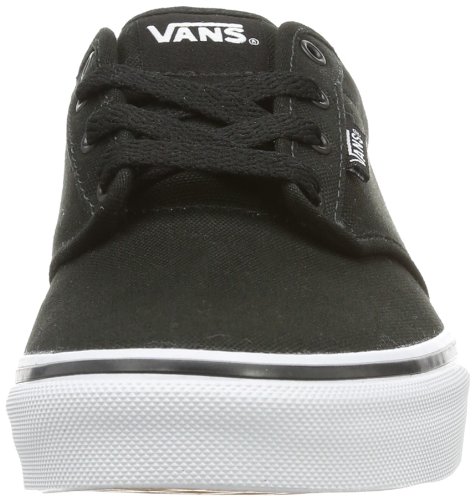 Vans Atwood Sneaker, Unisex Adulto, Negro (Canvas Black/White 187), 39 EU