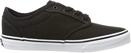 Vans Atwood Sneaker, Unisex Adulto, Negro (Canvas Black/White 187), 39 EU