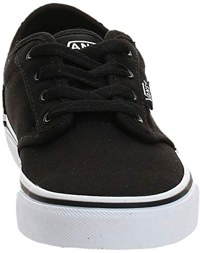 Vans Atwood Sneaker, Unisex niños, Negro (Canvas Black/White 187), 33 EU