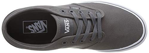VANS Atwood, Zapatillas Hombre, Gris (Canvas Pewter/White 4WV), 44 EU