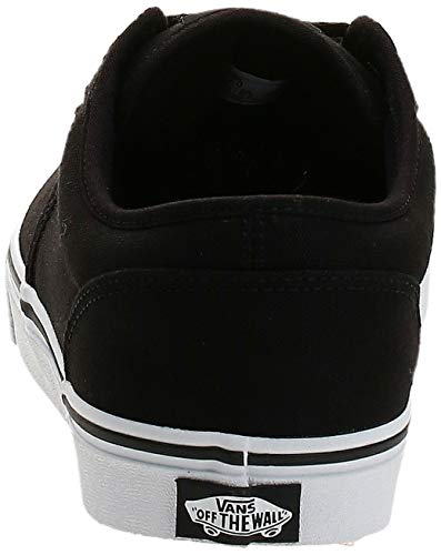 VANS Atwood, Zapatillas Hombre, Negro (Black/White Canvas 187), 42 EU