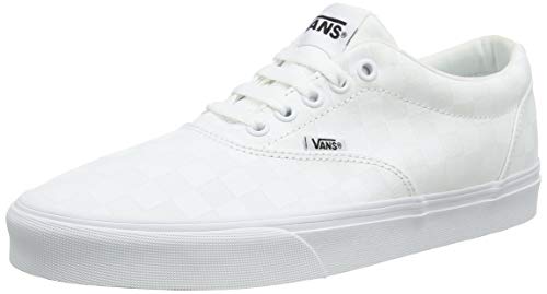 Vans Doheny, Sneaker Hombre, W51-Tablero de Damas, Color Blanco, 42 EU