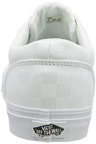 Vans Doheny, Sneaker Hombre, W51-Tablero de Damas, Color Blanco, 42 EU