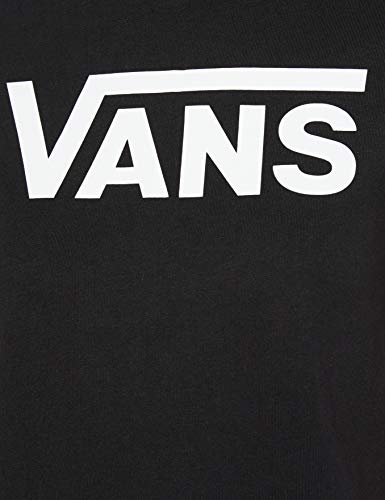 Vans Flying V Crew tee Camiseta, Negro (Black Blk), 36 (Talla del Fabricante: Small) para Mujer