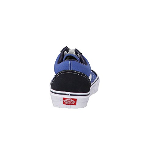Vans Old Skool Classic Suede/Canvas, Zapatillas Hombre, Azul (Navy), 44.5 EU
