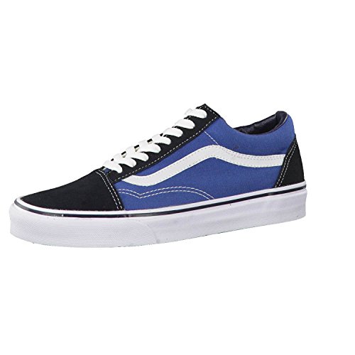 Vans Old Skool Classic Suede/Canvas, Zapatillas Hombre, Azul (Navy), 44.5 EU