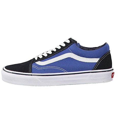 Vans Old Skool Classic Suede/Canvas, Zapatillas Hombre, Azul (Navy), 44.5 EU