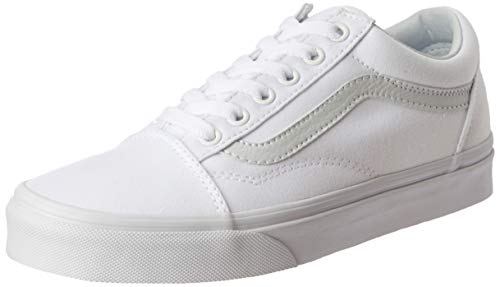 Vans Old Skool, Zapatillas Unisex Adulto, Blanco (True White W00), 44 EU