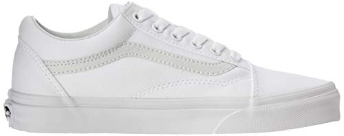 Vans Old Skool, Zapatillas Unisex Adulto, Blanco (True White W00), 44 EU