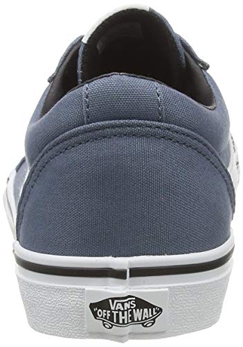 Vans Ward Canvas Sneaker, Unisex niños, Azul Damas Encaje Azul Mirage Blanco Xxo, 27 EU