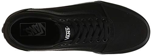 Vans Ward Canvas, Zapatillas para Hombre Negro (Canvas/Black 186) 40.5 EU