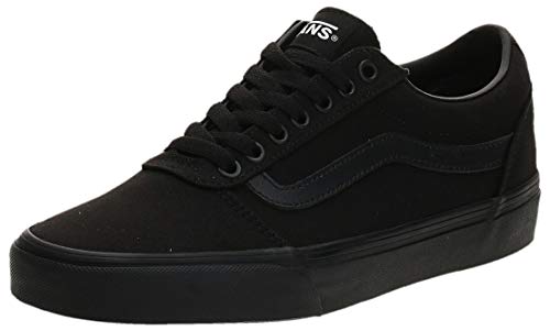 Vans Ward Canvas, Zapatillas para Hombre Negro (Canvas/Black 186) 40.5 EU