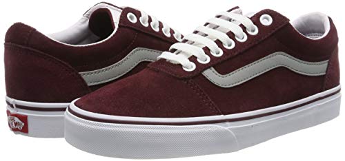 Vans Ward Suede, Zapatillas Hombre, Rojo ((Retro Sport) Port Royale/Drizzle V1j), 41 EU